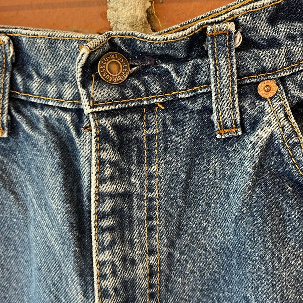 Vintage 1993 Levi’s 517(?) Orange Tab Jeans, 32x30 - Picture 4 of 10